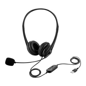 Máy tính Máy tính xách tay tai nghe với tiếng ồn hủy bỏ Microphone trò chuyện Mạng giảng dạy hội nghị truyền hình USB tai nghe có dây - Product Image 3