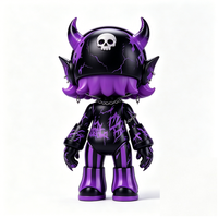 Figura de Acción Articulada Personalizada OEM con Cuernos de Diablo Estilo Punk, con Empaque Personalizado, Servicio Personalizado de Fábrica Original en China
