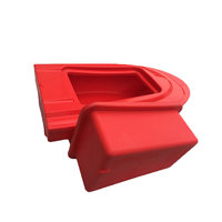 Coque de bateau en plastique rotomoulé LUBAN LB039 sur mesure pour services de pêche en mer et de dérive aquatique, fabriquée en Chine