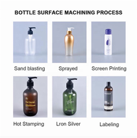 Bouteille en plastique PET cylindrique de 750 ml vide pour shampoing et gel douche, conteneur d'emballage Lvhuan LH-xyf033 avec pompe pulvérisatrice et filtre