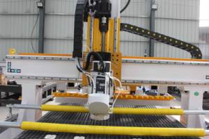 Jinan M-SHINE แกะสลักงานไม้1325 ATC CNC เครื่อ<span class=keywords><strong>ง</strong></span>ตัดสำหรับกระบว<span class=keywords><strong>น</strong></span>การ MDF PVC - Product Image 2