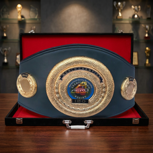 Ceinture de boxe AERO Brand IBO World Champion, sur mesure, certifiée WBC WBO IBF, en cuir PU, épaisseur 4 cm, couleur et taille personnalisées, 100% personnalisable - Product Image 3