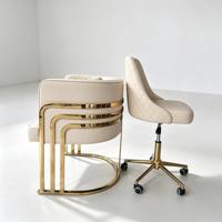 Ensemble de chaises de luxe pour clients et techniciens de salon de manucure, chaises rembourrées pour manucure, mobilier de salon de beauté, vente en gros sur mesure