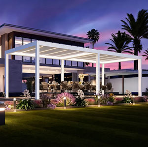 Pérgola Bioclimática Moderna de Fábrica OEM, Cubiertas para Patio, Cocina Exterior Automática, Gazebo de Aluminio con Techo de Láminas - Product Image 2