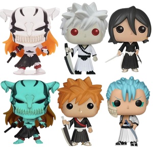 8 Styles Bleach Kurosaki Ichigo <span class=keywords><strong>Kuchiki</strong></span> Rukia Anime Figure Cartoon Collection Jouets 10cm - Product Image 1