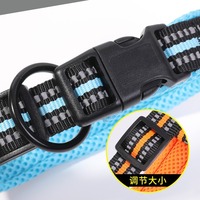 Nouveauté : Ensemble de collier et laisse pour chien de luxe, en nylon doux réfléchissant, design tendance, réglable, pour l'extérieur, vente en gros