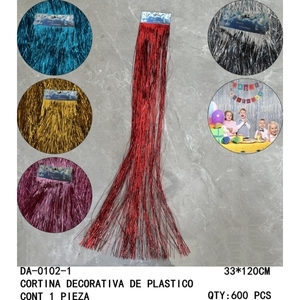 Pacchetto di tende Decorative per feste in plastica decorazione da appendere da parete durevole Premium classico - Product Image 1