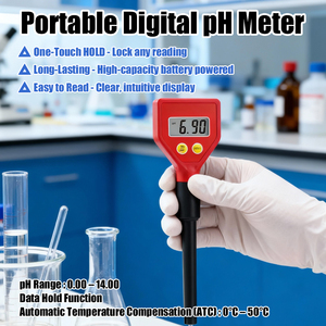 pH-mètre numérique portable pour l'<span class=keywords><strong>eau</strong></span> potable, les piscines, les aquariums, les laboratoires, <span class=keywords><strong>testeur</strong></span> de qualité de l'<span class=keywords><strong>eau</strong></span> - Product Image 2