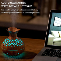 Meilleurs humidificateurs électriques à brume froide, effet bois, pour toute la maison, chambre et bureau, humidificateur ultrasonique avec hygromètre