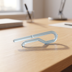 AA0159 Clip en plastique pour vêtements |   Clip à vêtements en plastique transparent en forme de U pour maintenir les vêtements, utilisation pratique - Product Image 1