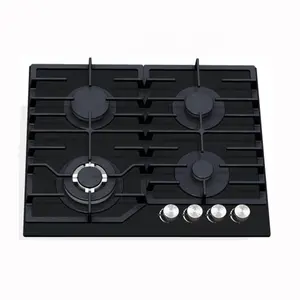 Customer Service Home Kitchen Appliance Burner Stove Gas Hobs With 4 Burners Built-In Tempered Glass Gas Hobs