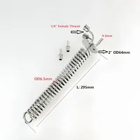 Condenseur de reflux sanitaire en acier inoxydable OEM, 2" OD64mm, avec dioptrie et dispositif de déphlegmateur à visée, pour serpentin de refroidissement de distillateur à raccord Tri-clamp