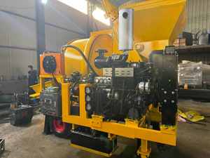 Pompe à béton électrique/diesel professionnelle à vendre avec pompe résistante à l'usure pour le coulis - Product Image 5