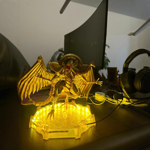 Estatua de Anime GK Dragón Alado Fénix de Fuego, Figura Decorativa, Modelo de Juguete de Moda, Adorno - Product Image 2