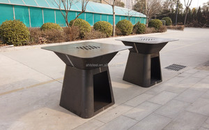 <strong>Barbecue</strong> Grill Corten Steel Fire <strong>Table</strong> for Camping - Product Image 6