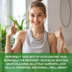 Gomitas para la Resaca de Buena Calidad, Suplemento Vegano para la Desintoxicación del Hígado para Adultos, Alivio de la Resaca, Barra de Gomitas, Siéntete Mejor Después de Beber - Product Image 5