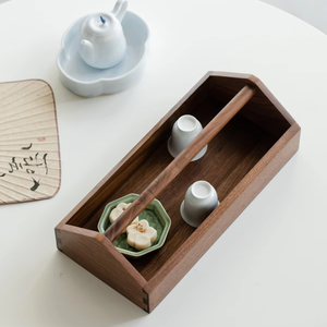 Biểu tượng tùy chỉnh trượt Top Walnut hộp gỗ với thực xử lý truyền thống dovetail mộc retro phong cách lưu trữ trường hợp bán buôn - Product Image 4