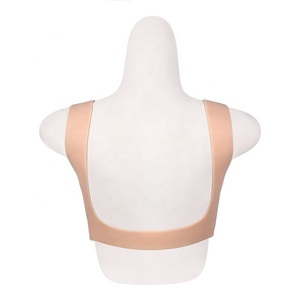 Seins en silicone travesti portable crosscommode réaliste en silicone Fema Cilicon seins artificiels <span class=keywords><strong>x</strong></span> forme de poitrine avec sangles - Product Image 6