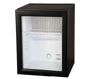 40L Sachikoo Hotel absorption minibar fridge Mini bar glass door fridge For Hotel Home