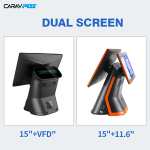 CARAV <span class=keywords><strong>Precio</strong></span> al por mayor Sistema de terminal Android POS de 15,6 pulgadas Pantalla dual para restaurantes - Product Image 2