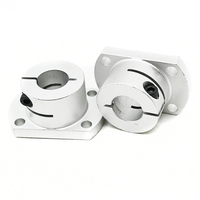 Support de guidage linéaire compact à bride en aluminium anodisé de 16 mm STHWCB16 STHWCB 16 avec siège de roulement à bride