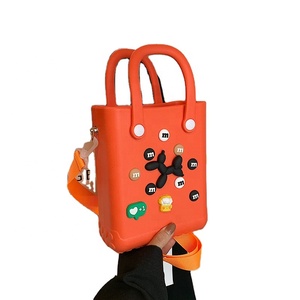 女性用バッグ2024夏用EVA装飾シリコンゼリーバッグ穴バッグ防水ビーチハンドバッグWB055 - Product Image 2