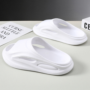 Nouveau modèle Sandales de sport unisexes en mousse EVA pour hommes avec motif de logo imprimé personnalisé Pantoufles à glisser - Product Image 5