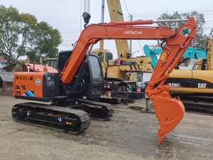 Excavadora pequeña usada de la marca japonesa Hitachi Zx70 de 7 toneladas, excavadora mini de segunda mano Hitachi Zx60 Zx70 de 6 y 7 toneladas. - Product Image 3