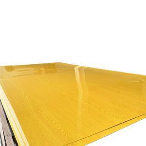 لوح لامينيت عالي الضغط HPL باللون الأصفر مقاس 1220*2440 مم وسمك 0.5 مم للديكور الداخلي - Product Image 1