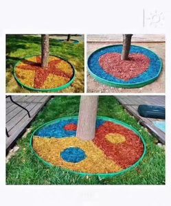 Borde de Plástico para Jardín, 5*5cm, 5*10cm, Decoración de Jardín, Camino, Valla, Césped, Color Verde y Negro - Product Image 6