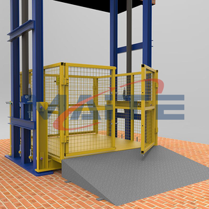 Pengangkat kargo hidrolik 0.3-30 ton, gudang barang listrik vertikal, Platform angkat kargo cepat sedikit - Product Image 4