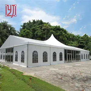 Barraca grande de PVC para festas e eventos, 6x15 6x18m, estrutura de alumínio para festas de casamento, grande inverno ao ar livre