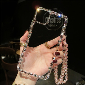 <span class=keywords><strong>Funda</strong></span> de diamante para teléfono móvil, carcasa <span class=keywords><strong>con</strong></span> cordón de cadena para <span class=keywords><strong>iphone</strong></span> <span class=keywords><strong>se</strong></span> xr xs max 11 12 13 pro max xr xs max 10 - Product Image 1