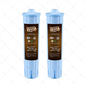 Cartucho de filtro de agua de máquina de café automático de carbón activado azul NSF ligero para el hogar