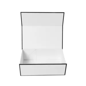 고급 포장지 선물 스킨케어 세트 상자 및 종이 봉투 및 흰색 자석 포장 상자