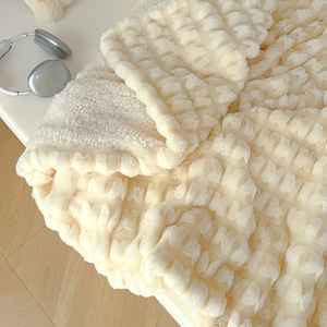 Fabrieksgroothandel Premium Sherpa Fleece Verdikte Dubbellaagse Hot Selling Ultra Zachte Kantoor Lunchpauze Dekentje - Product Image 4