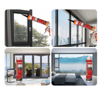 Sellador de Silicona Neutro SANVO, Resistente a la Intemperie, 300 ml, Alta Adhesión, para Paredes Cortina, Ventanas, Puertas, Aluminio, OEM, Venta al Por Mayor