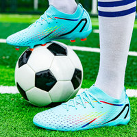 Yüksek kalite toptan futbol siyah çizmeler erkek açık spor çizmeler hafif nefes erkek Sneakers futbol ayakkabıları