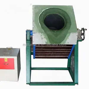 Forno de indução de aço 20kg, forno elétrico de fundição de metal, forno elétrico de 15 kilos para derreter ferro fundido