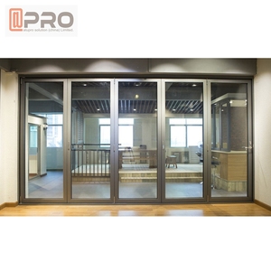 2024 nouveau style <span class=keywords><strong>double</strong></span> vitrage coin aluminium système pliant <span class=keywords><strong>porte</strong></span> <span class=keywords><strong>pliante</strong></span> balcon <span class=keywords><strong>porte</strong></span> <span class=keywords><strong>pliante</strong></span> - Product Image 4