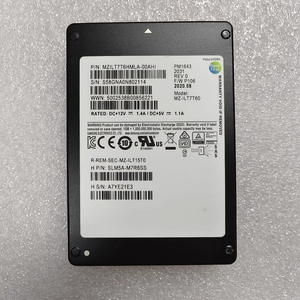 MZ-ILT7T60 PM1643 7.68T SAS SSD SLM5A-M7R6SS อินเทอร์เฟซ SAS รองรับการถ่ายโอนข้อมูลความเร็วสูงเพื่อประสิทธิภาพสูงสุด ภายใน S - Product Image 1