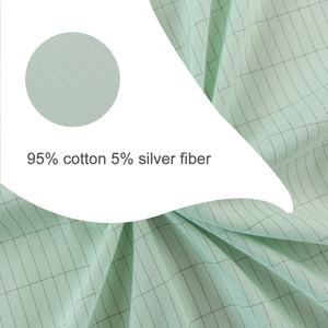 Taie d'oreiller de mise à la terre en fibre d'argent 5% et coton biologique 95% tricoté brodé, rectangulaire, pour usage hôtelier et hospitalier - Product Image 6