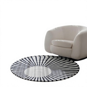 Custom Any Design Hand Tufted High Quality Luxury Wool Carpet Low Pile Latex Backing Washable Non-Slip Modern Living Room Carpet - Product Image 1