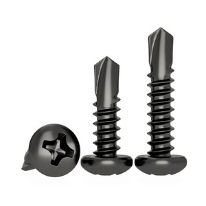 สกรูเจาะยึดหัวแฉก Jin Chao Black 410 สแตนเลสสตีล ขนาด M4.2 M4.8 เมตริก สำหรับแผ่นโลหะ - Product Image 1