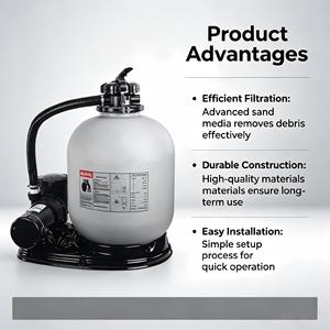 <span class=keywords><strong>Pompe</strong></span> de <span class=keywords><strong>piscine</strong></span> à montage supérieur haute efficacité 500 mm avec <span class=keywords><strong>filtre</strong></span> pour la filtration de l'eau de <span class=keywords><strong>piscine</strong></span> - Product Image 2