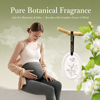 Diffuseur d'arômes suspendu vintage en pierre de plâtre microporeuse naturelle, écologique et de haute pureté, parfum botanique