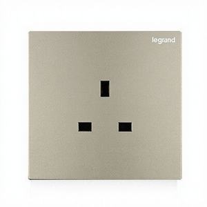 Interrupteur <span class=keywords><strong>Legrand</strong></span> série Yi Jing, couleur or Milan, prise carrée - Product Image 5