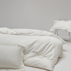Ensemble de literie en satin de coton pur à longues fibres de qualité supérieure, style hôtel luxueux, doux et soyeux - Product Image 5