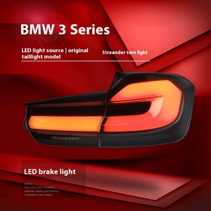 W 3 Series F30 F35 Tail Lamp Assembly Yellow LED <b>Red</b> Running Water Turn Signal Restoration ABS <b>Material</b> New for F30 F35 - Product Image 2