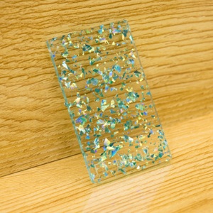 1/8 "brillo FT azul perla fundido hojas acrílicas cortadas a medida para Decoración - Product Image 1